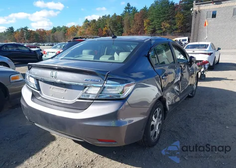 2015 Honda Civic Hybrid z USA, uszkodzony, nr VIN 19XFB4F31FE001316